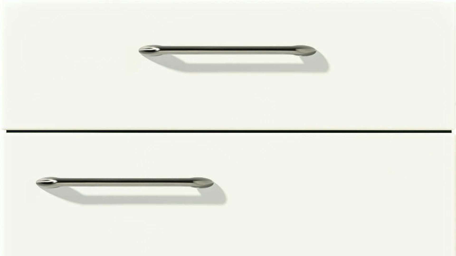 Nobilia Küchenfront in Alpinweiss (F427)