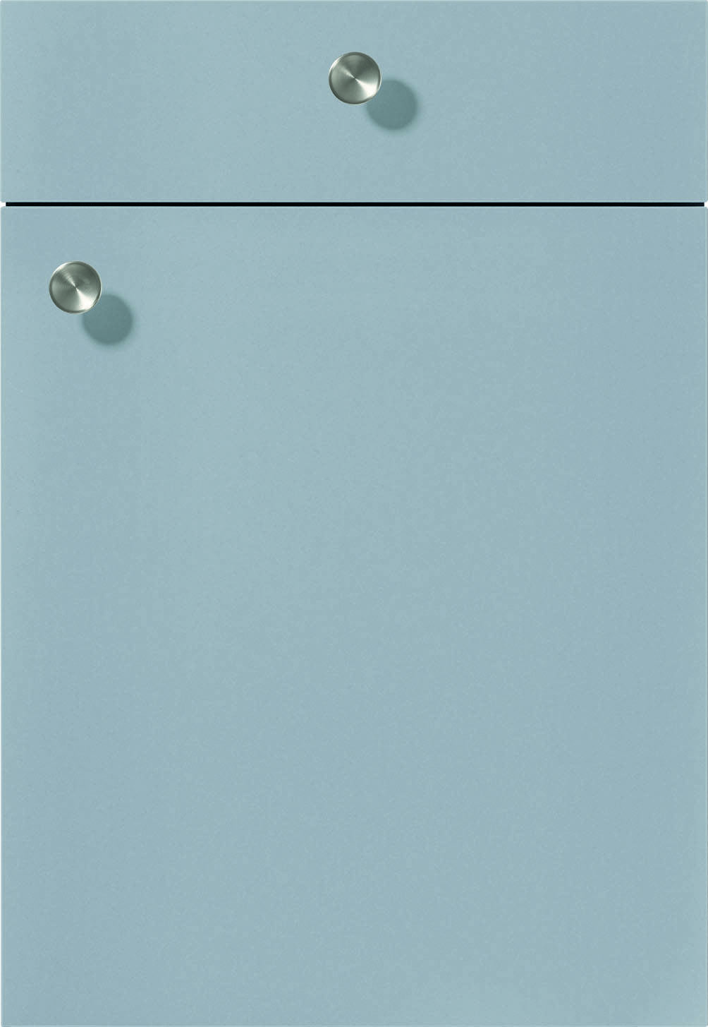 Nobilia Küchenfront in Sky Premium matt (F485)