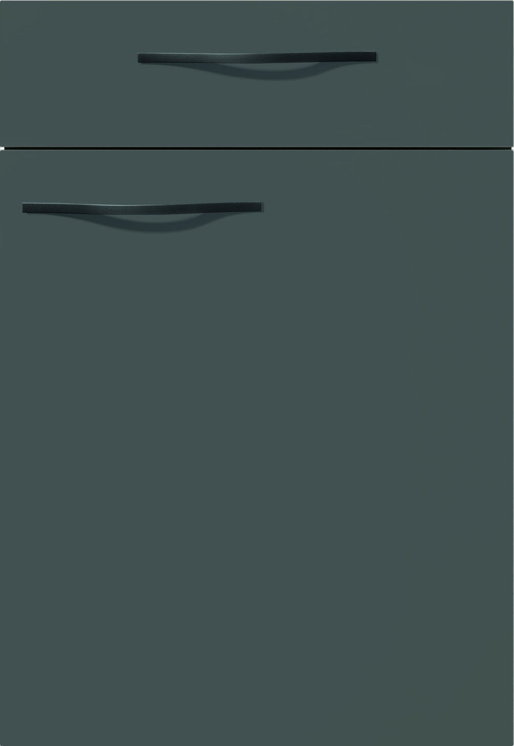 Nobilia Küchenfront in Schiefergrau Premium matt (F491)