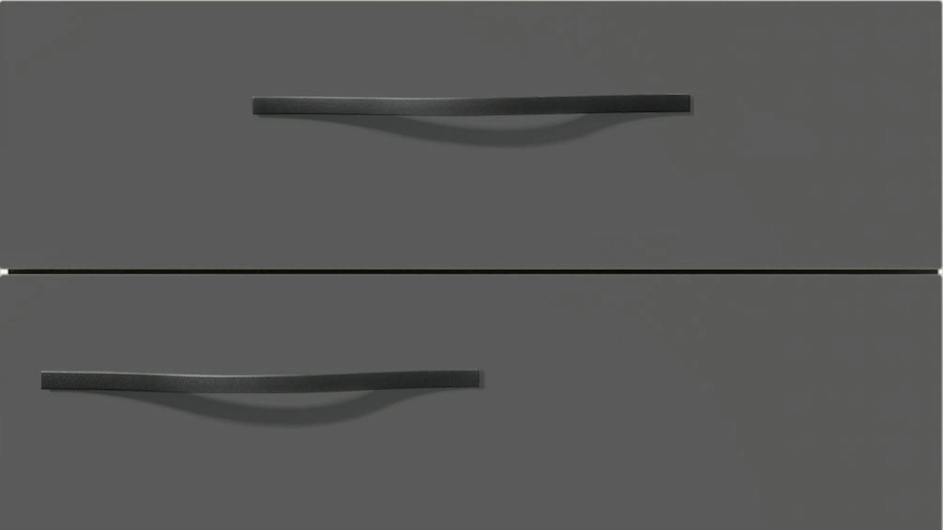 Nobilia Küchenfront in Schiefergrau Premium matt (F491)