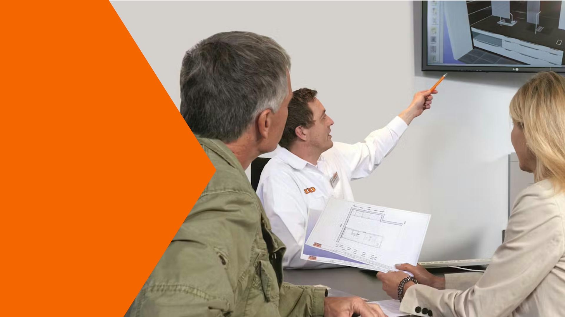 Handy mit Umfrage für individuelles Projekt