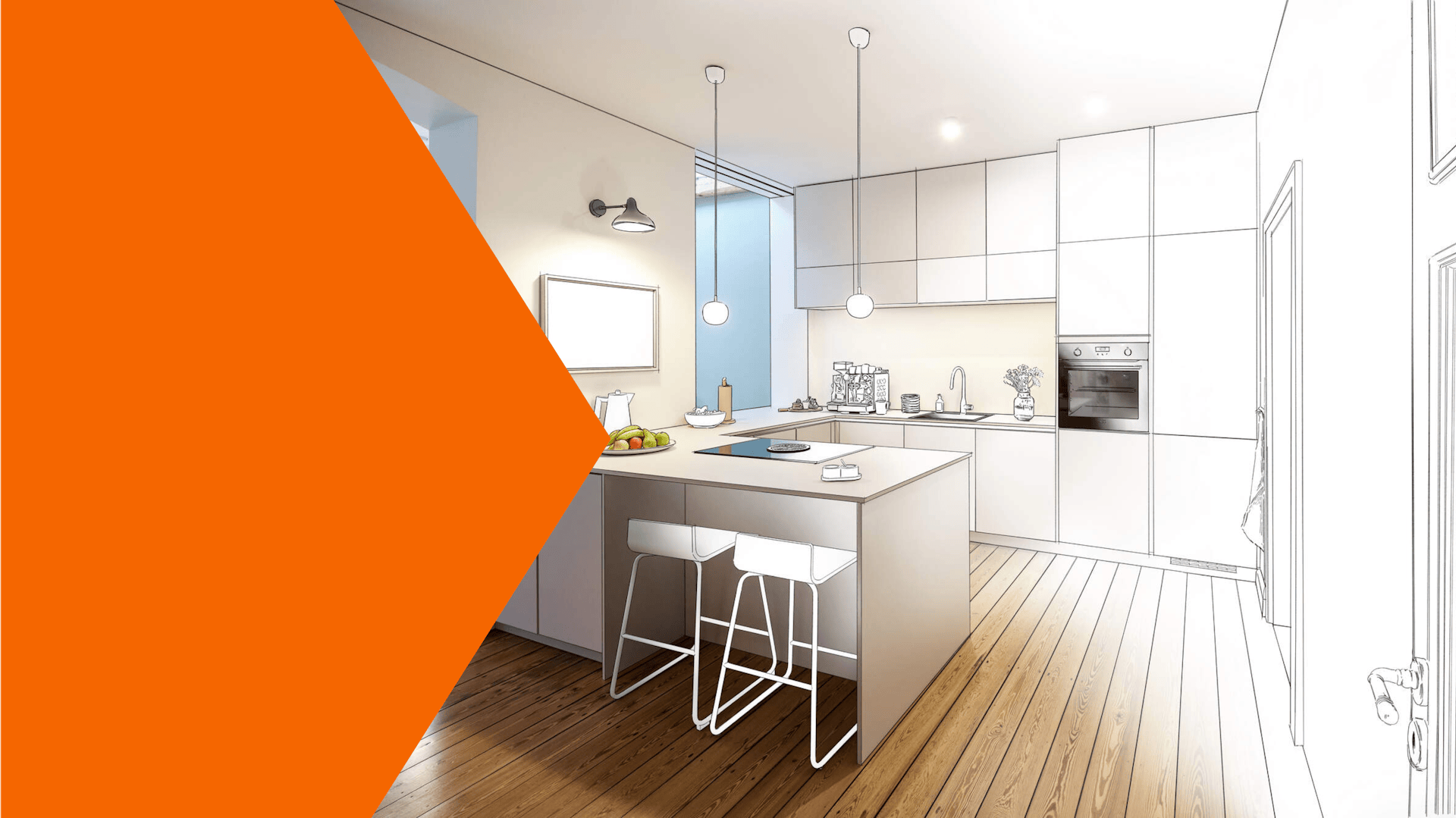 Handy mit Umfrage für individuelles Projekt