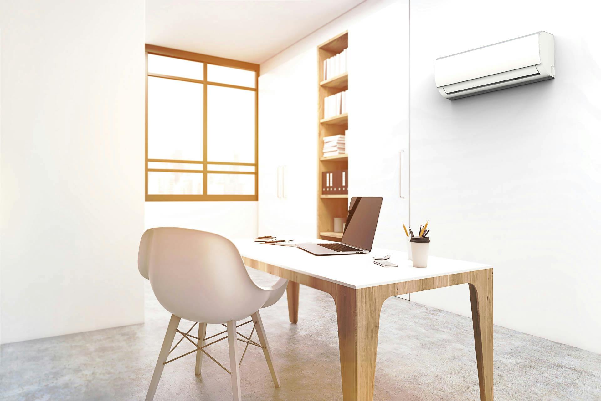 Klimaanlage Wandgerät in einem Büro