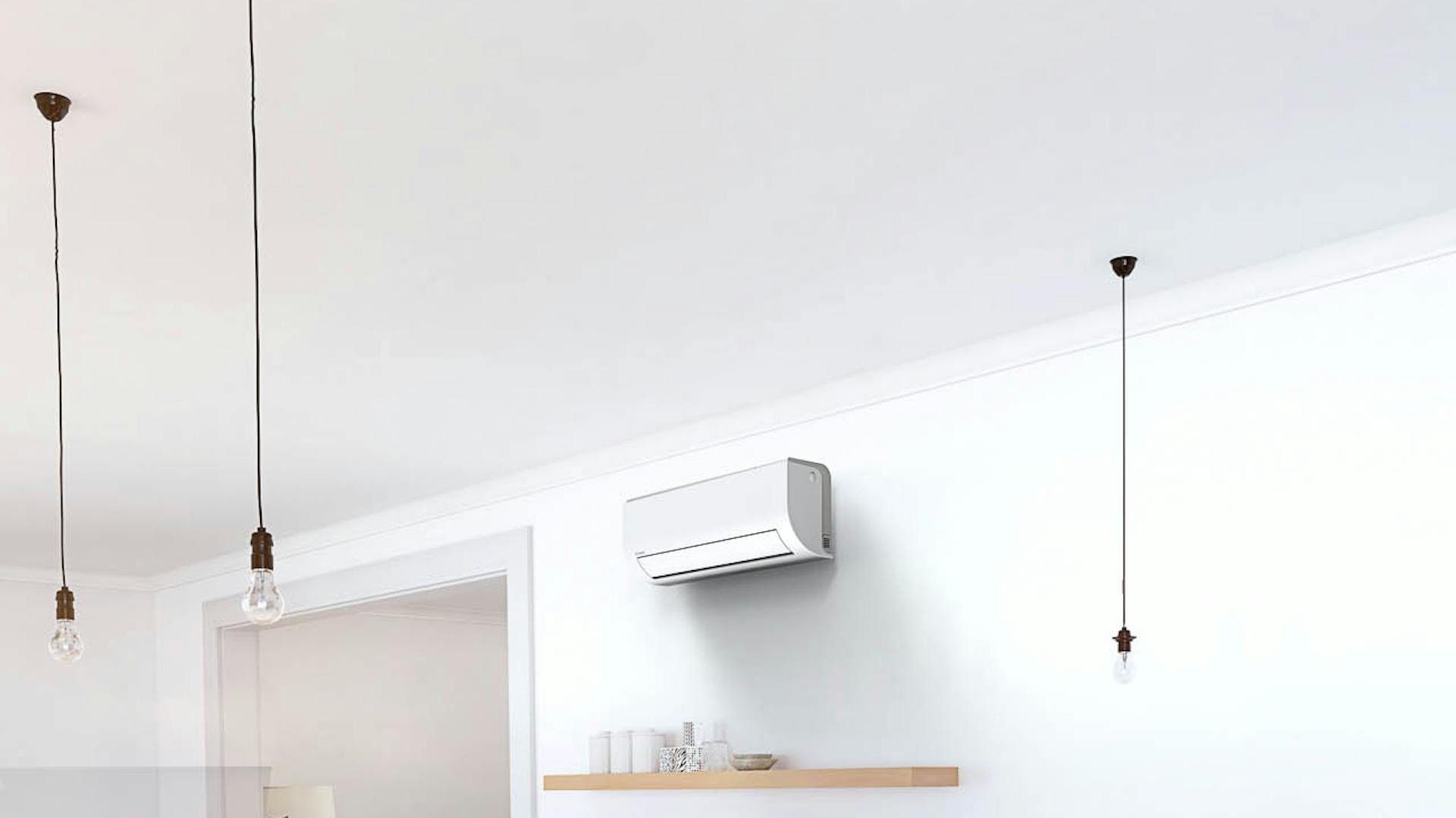 Klimaanlage Wandgerät in einer Küche