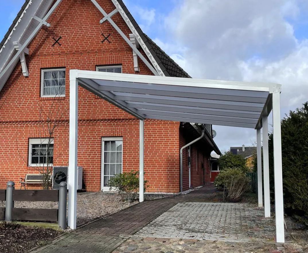 Carport mit Pultdach