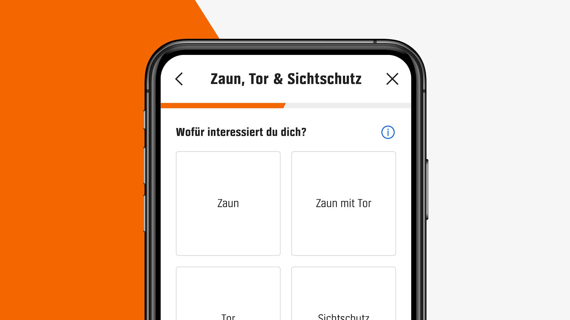 Handy mit Leadstrecke