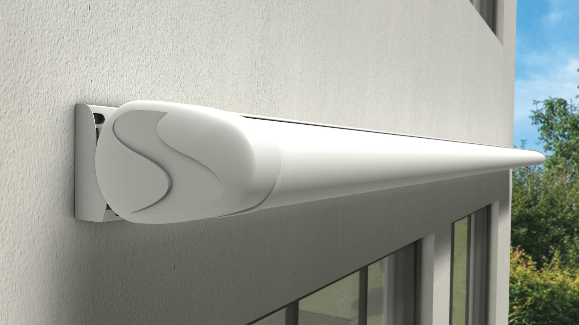 Vollkassette Markise Ausschnitt