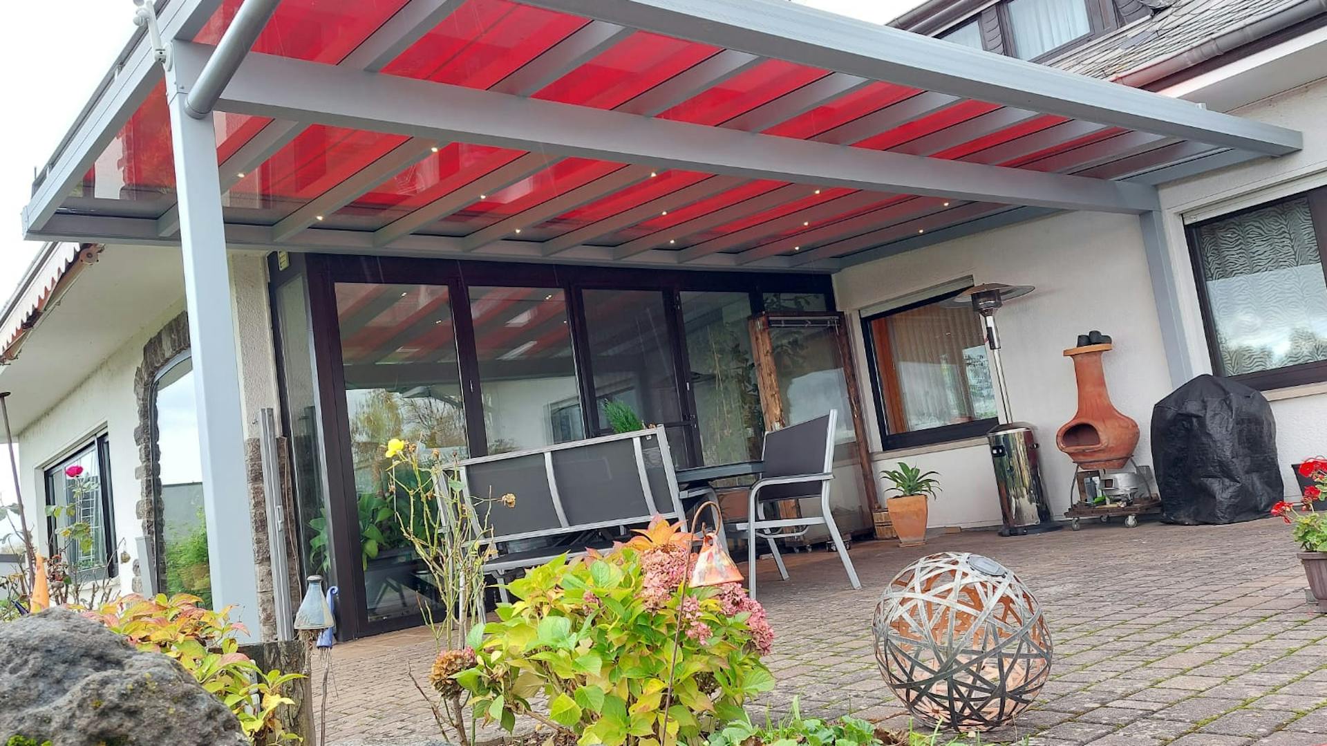 Aufglasmarkise für den Wintergarten