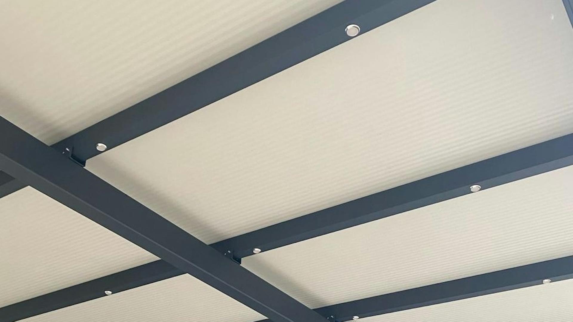 Beleuchtung für die Eingangsüberdachung