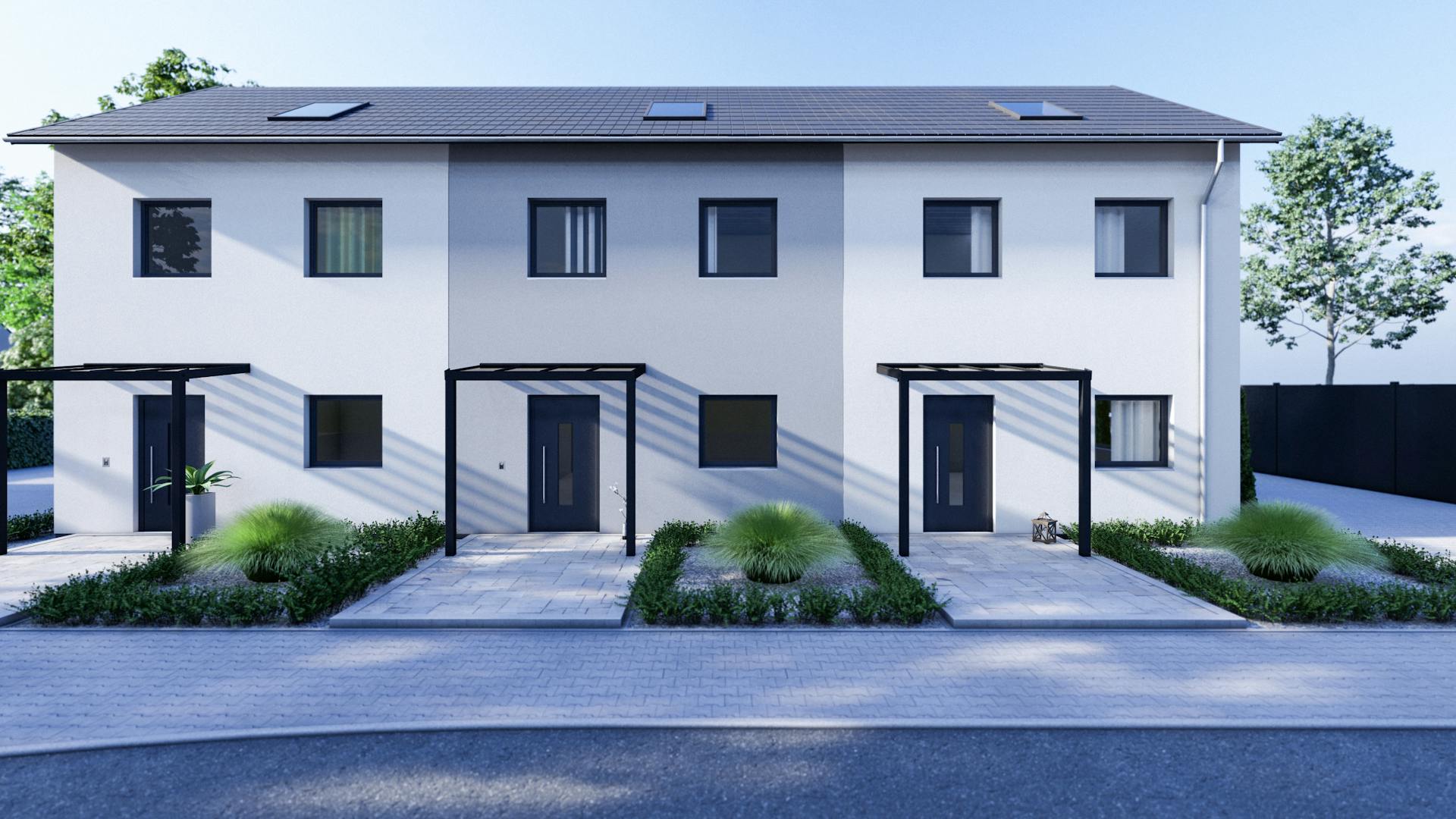 Vordach nach Maß mit Montage