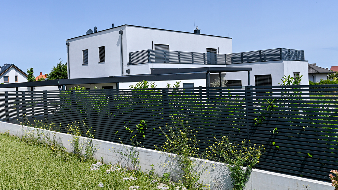 Querlattenzaun Linea