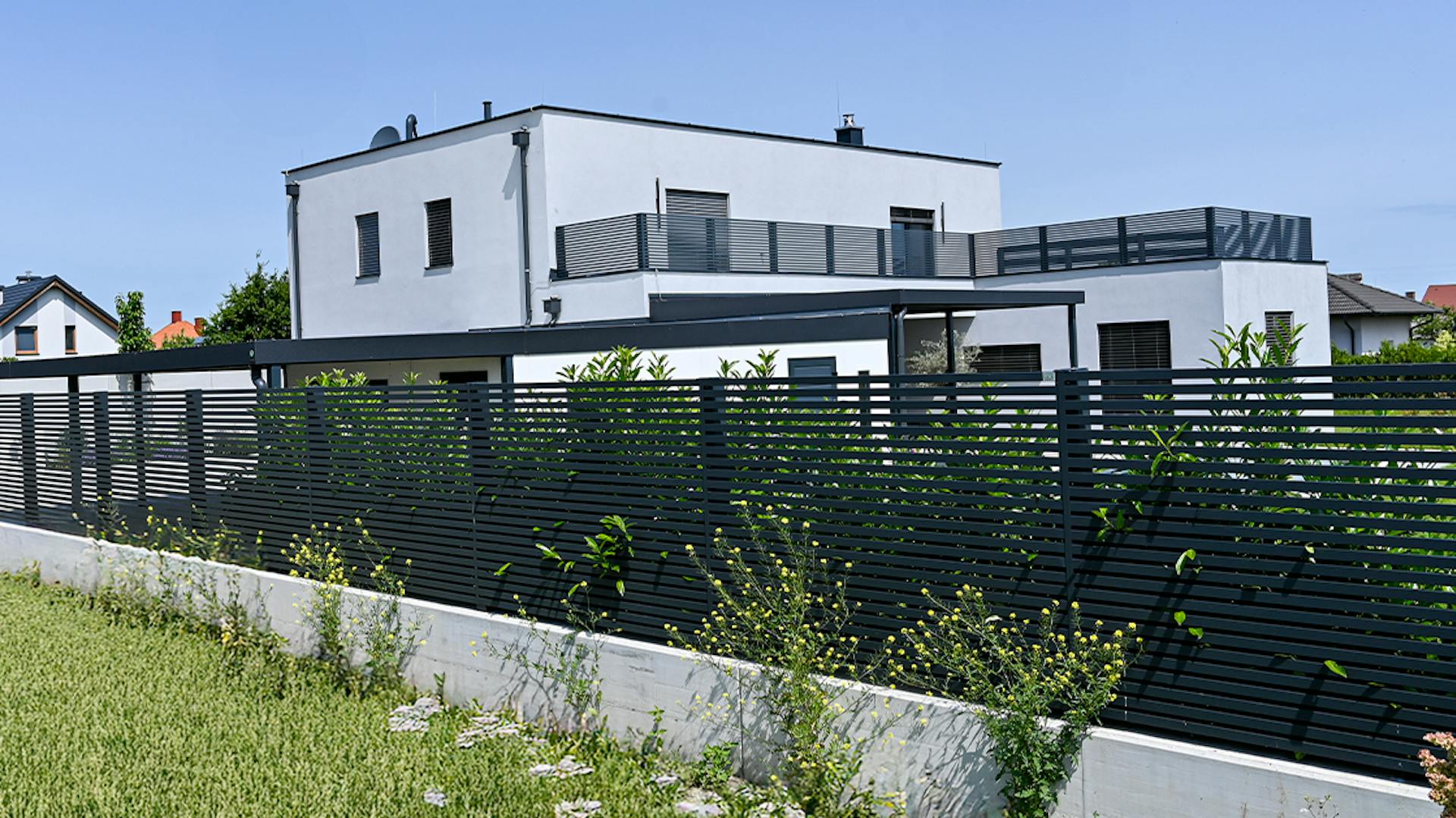 Querlattenzaun Linea