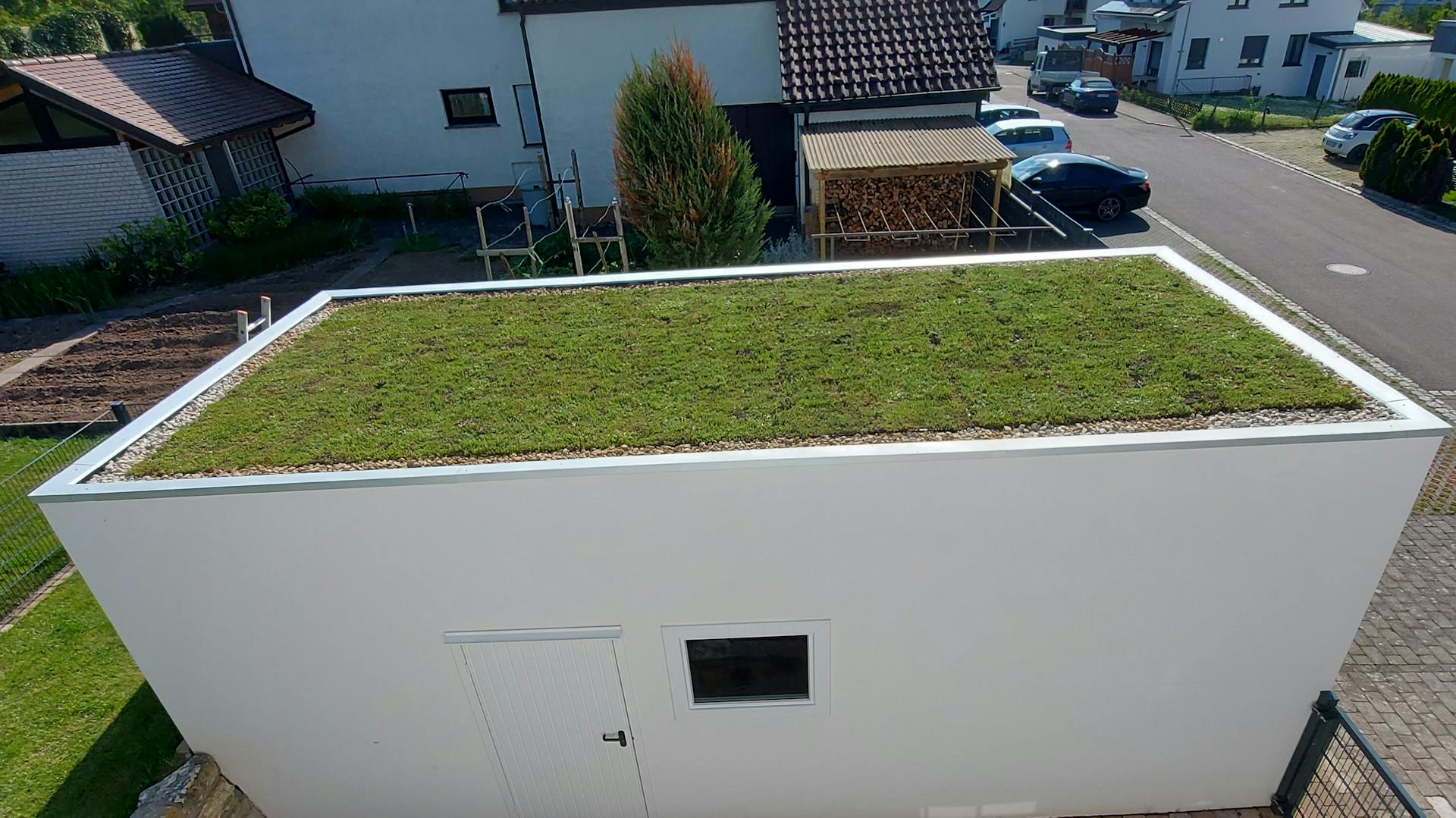 Dachbegruenung 18qm Flachdach