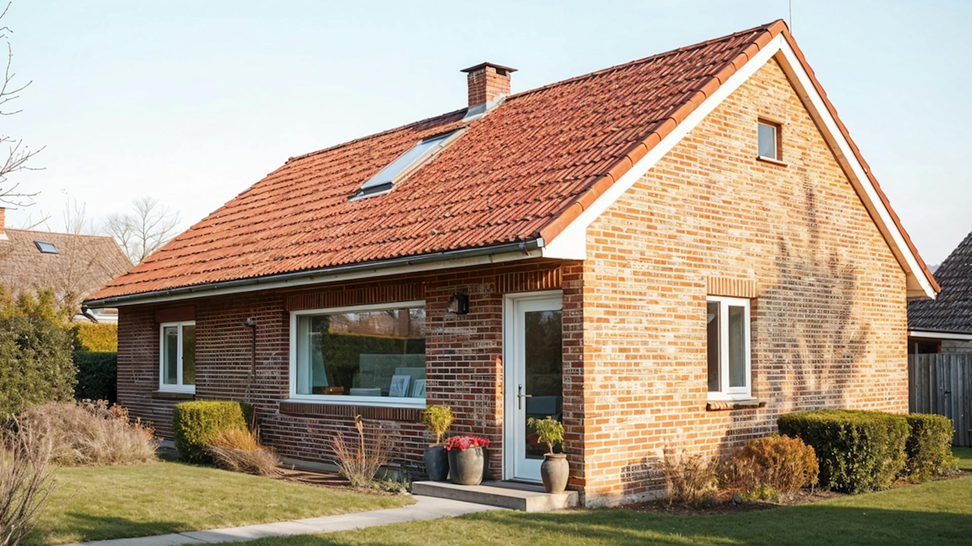 Einfamilienhaus aus Klinker