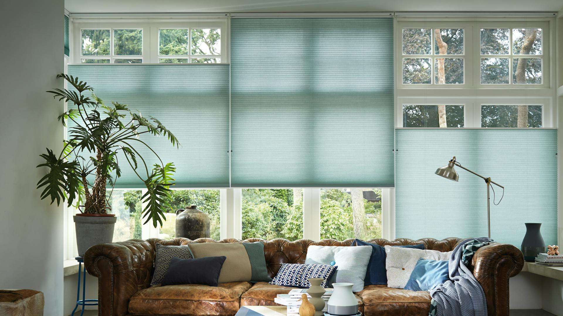 plisees im wohnzimmer