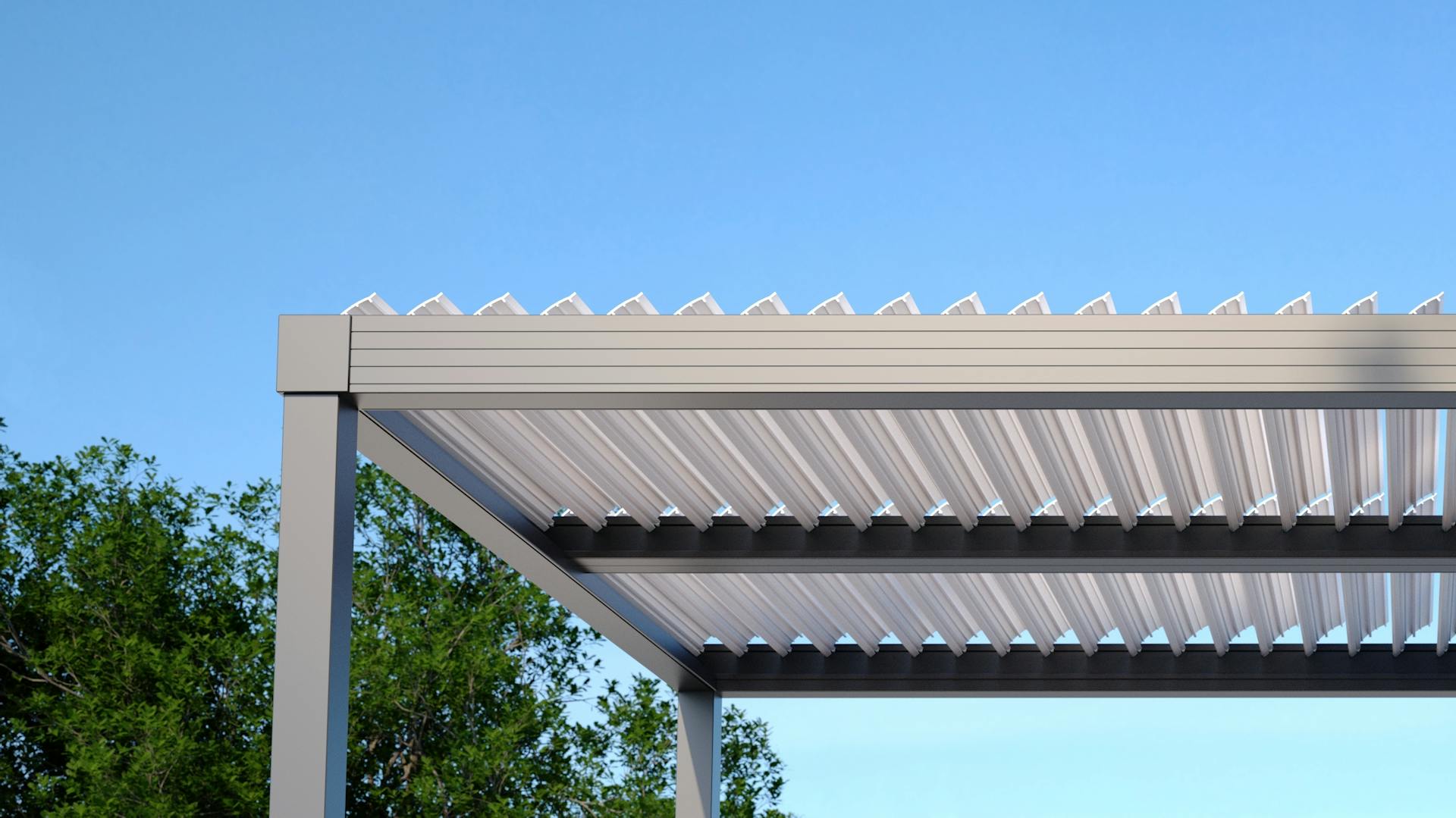 Farbenpalette für Terrassenüberdachung