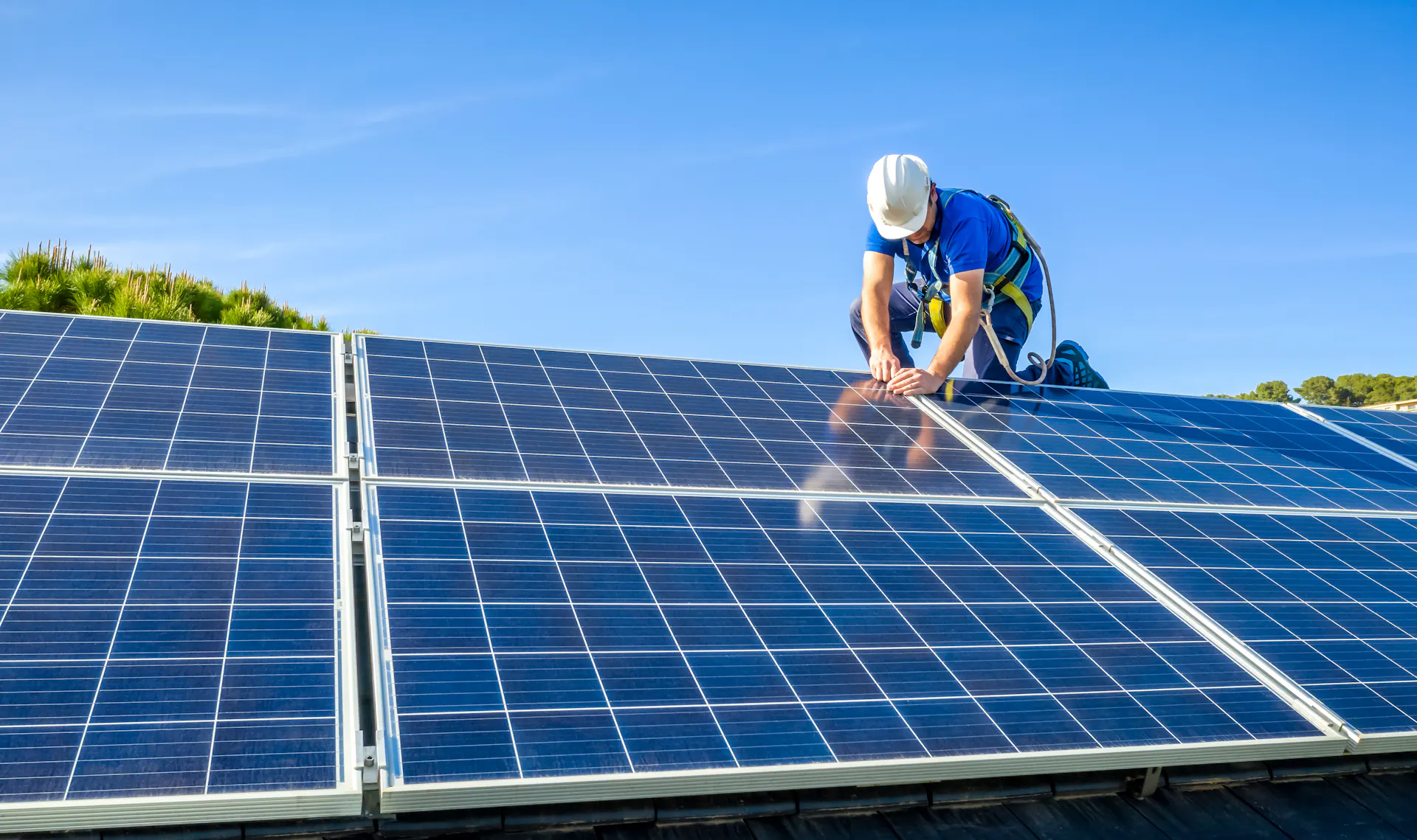 solaranlage auf hausdach