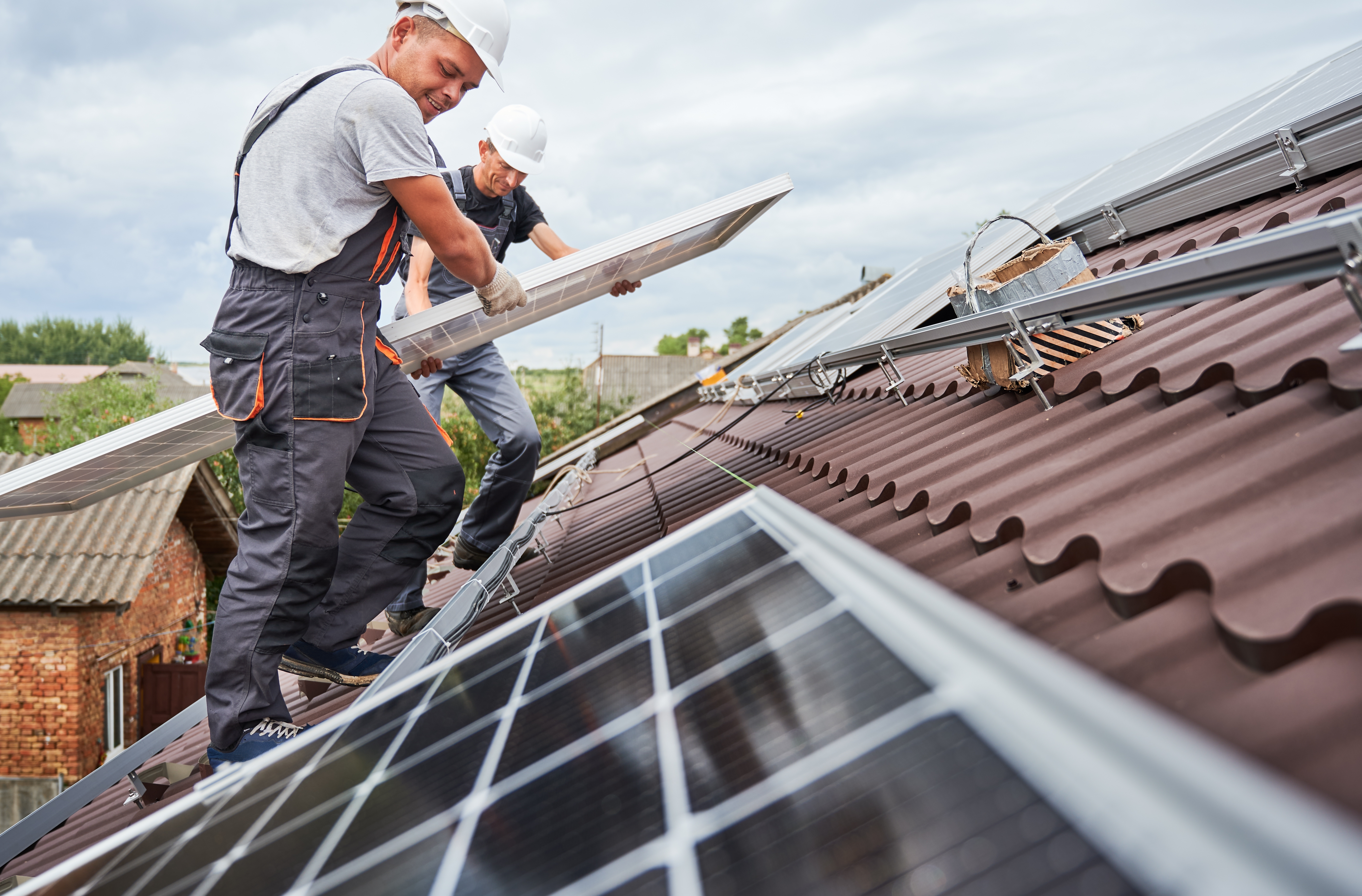 Einbau einer Solaranlage