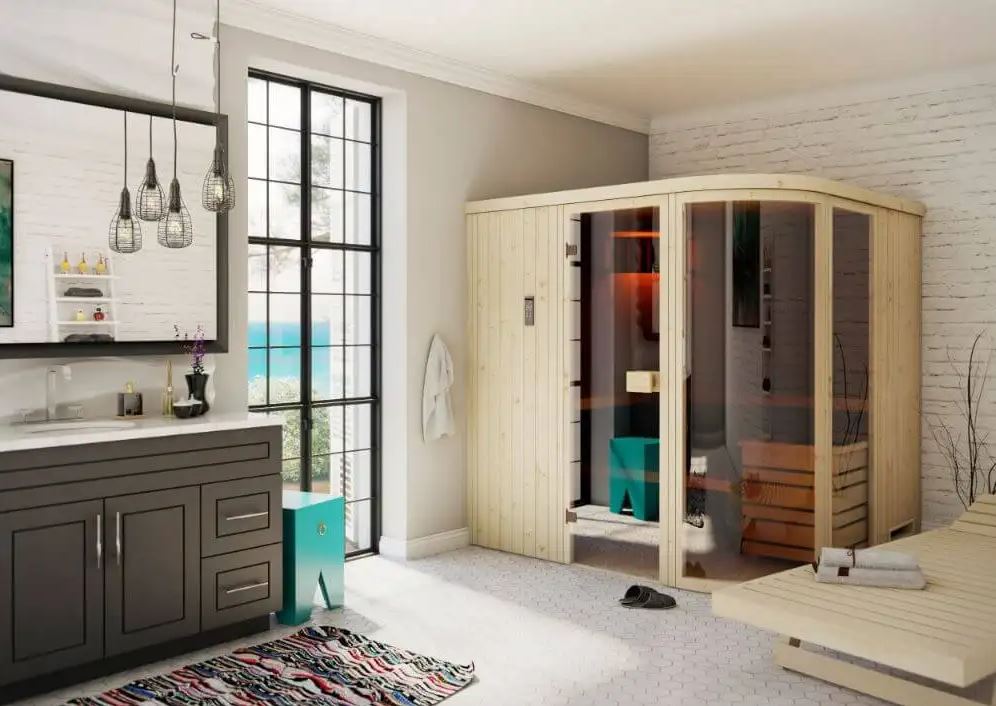 Kombisauna inklusive Infrarotstrahler