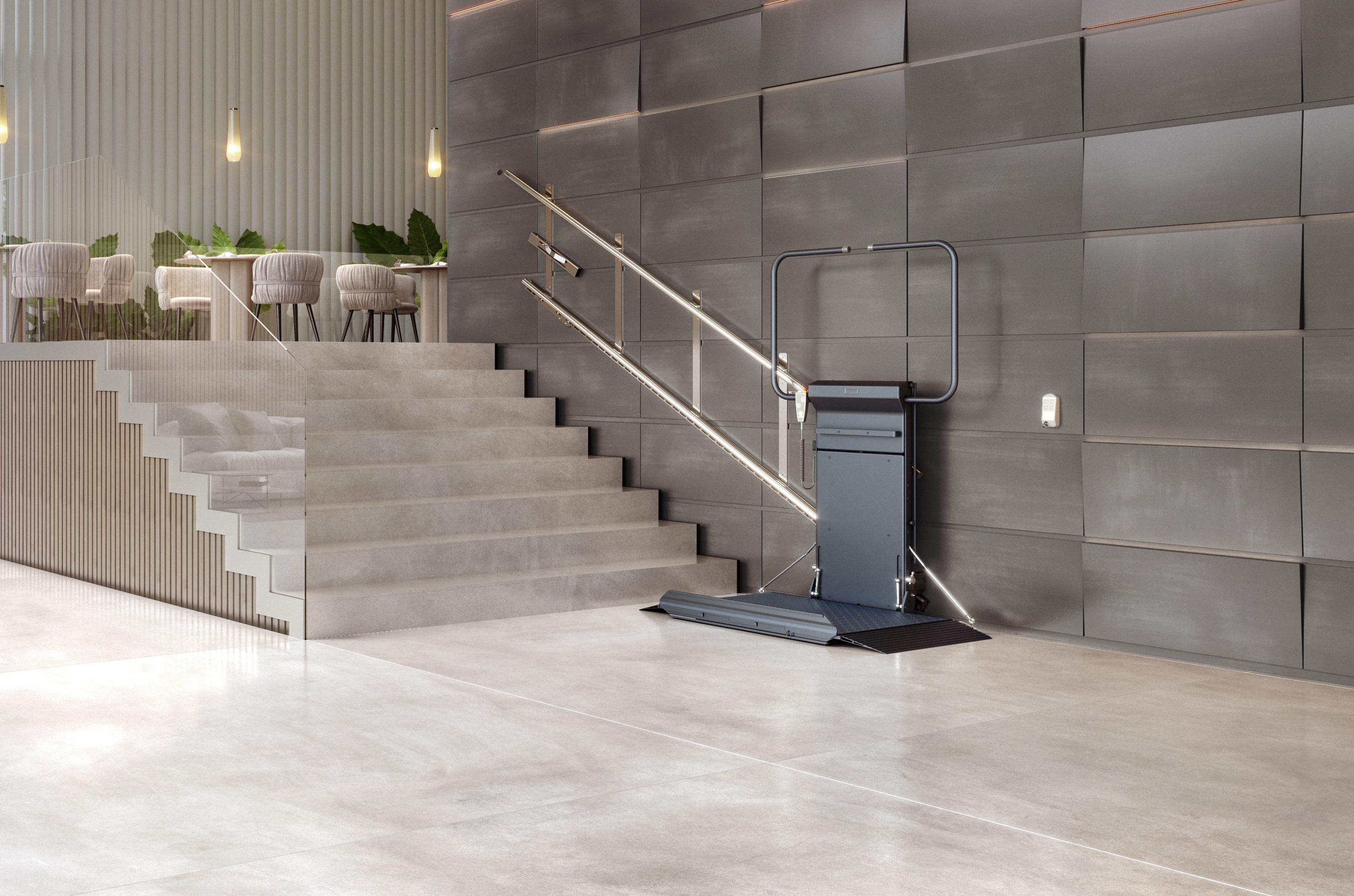 Treppenlift für Zuhause in Flieder