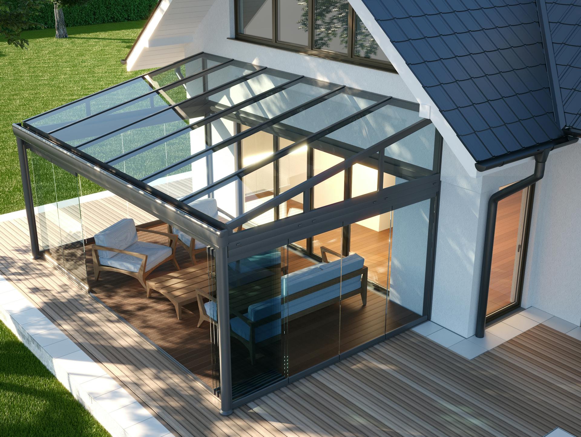 Wintergarten aus Aluminium