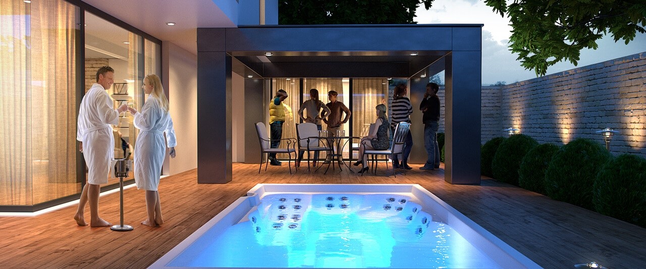 Whirlpool an einem See