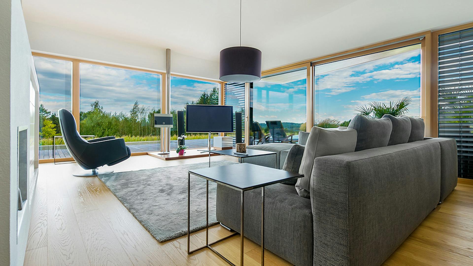 Große Panoramafenster