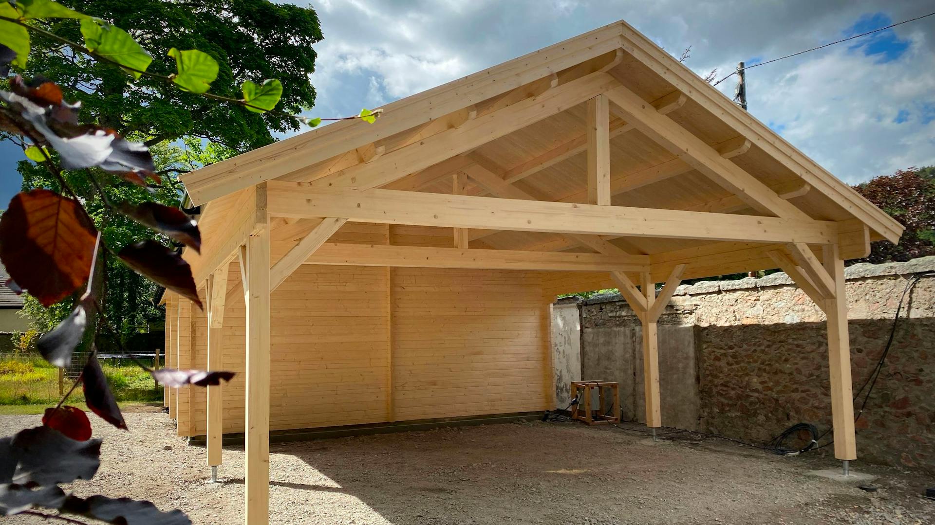 Holzcarport