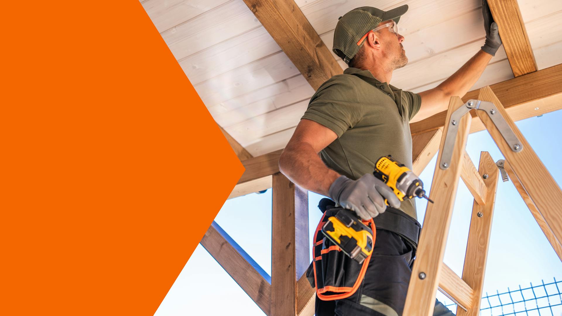 Handy mit Umfrage für Projekt