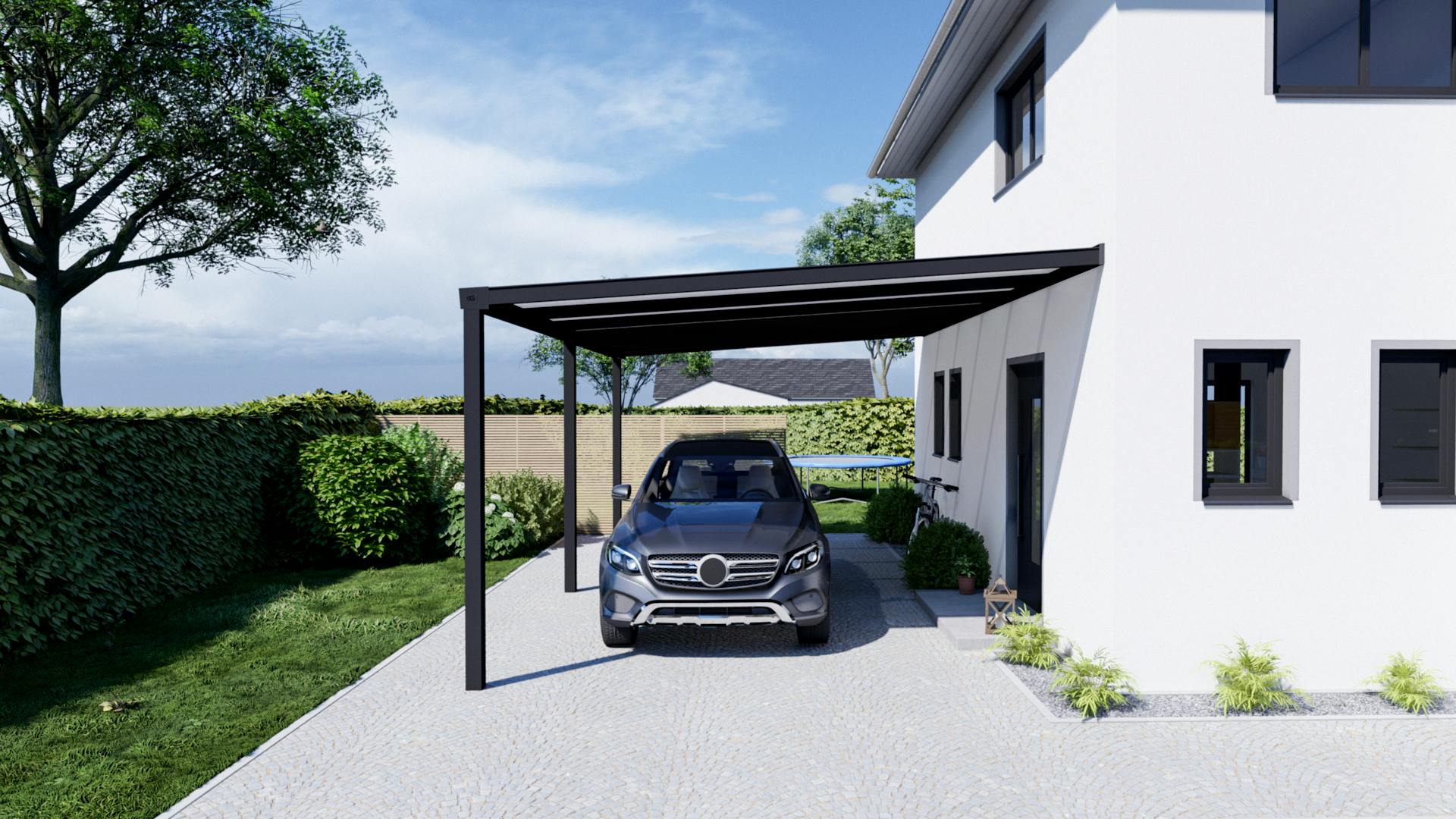 Carport nach Maß mit Montageservice