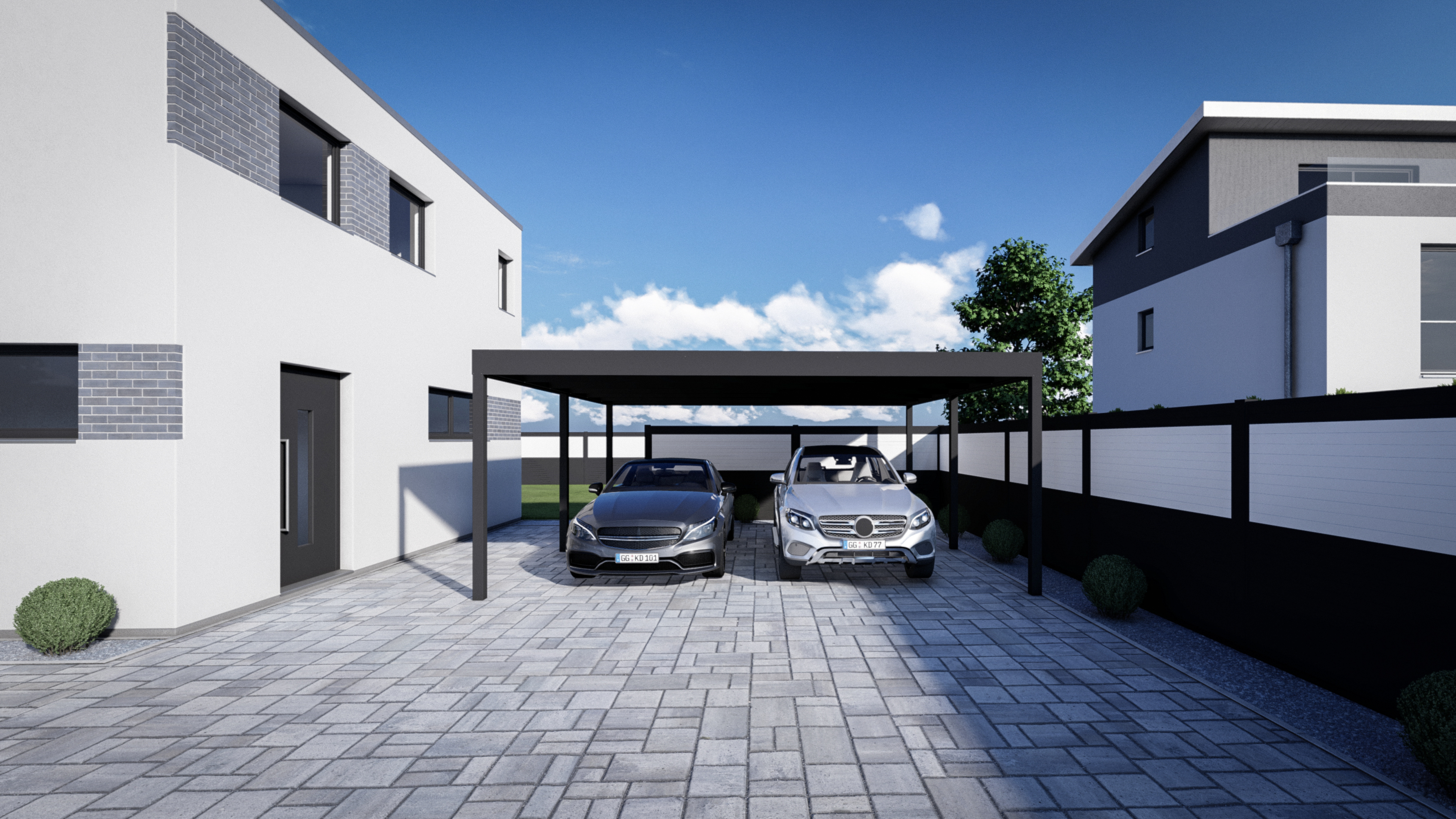 Carport mit Montage ALLES MACHBAR mit OBI