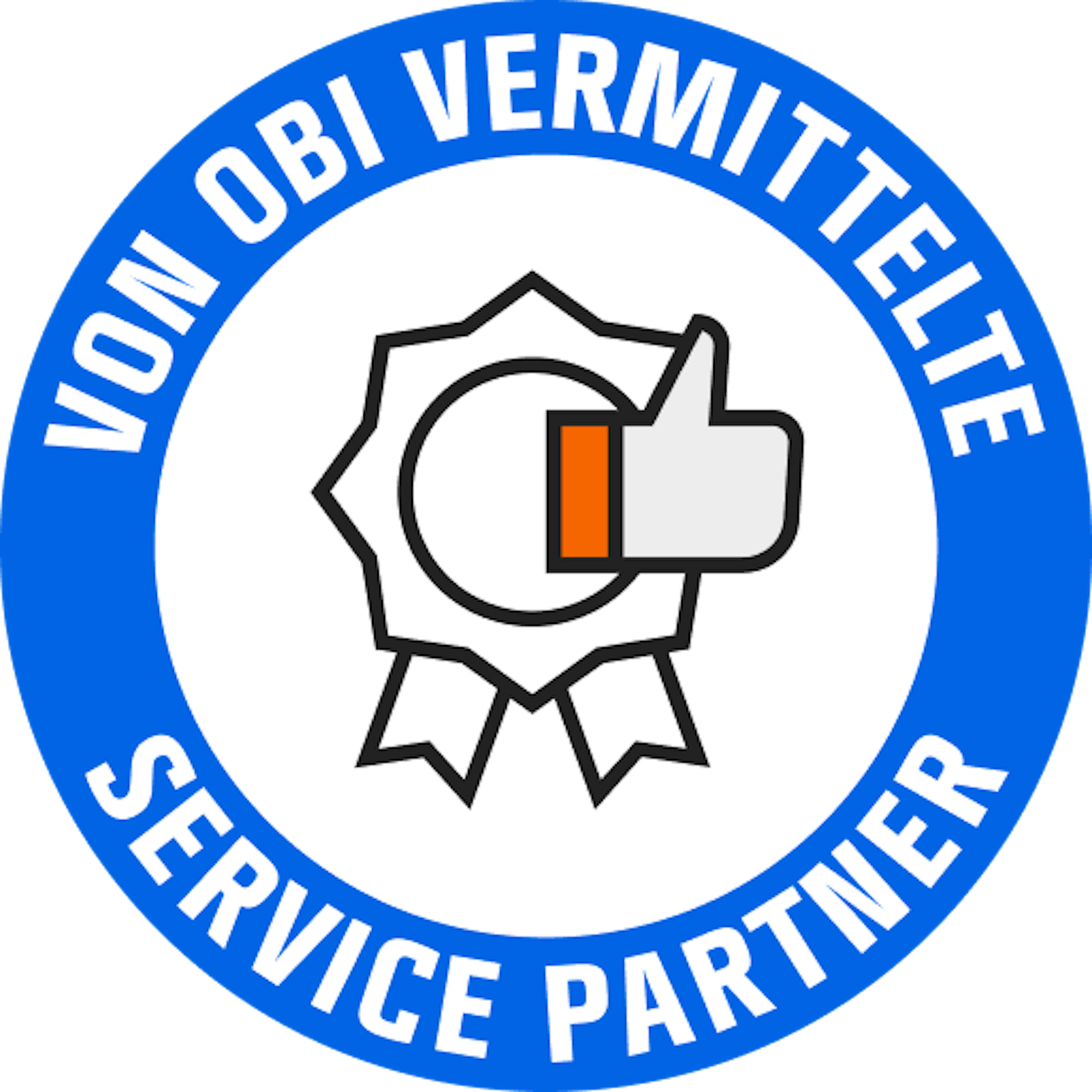 Von OBI vermittelte Service Partner Siegel