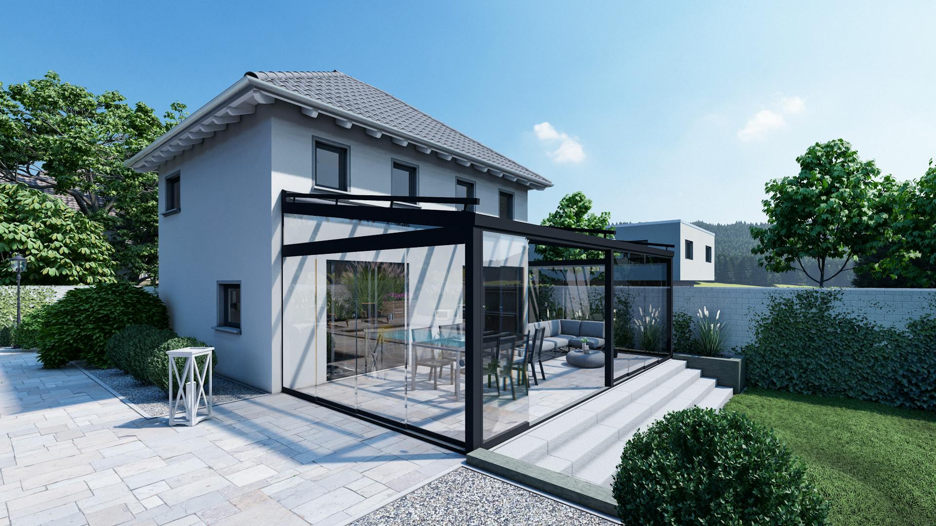 Sommergarten nach Maß mit Montageservice