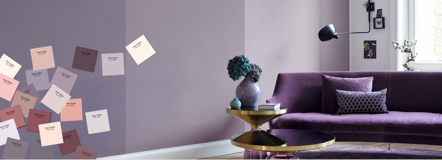 Alpina Feine Farben, lila Einrichtung