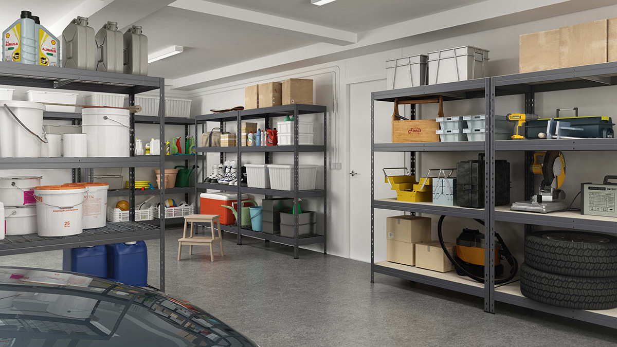 Ordnung in Garage und Keller mit der Ar Shelving Garage Series