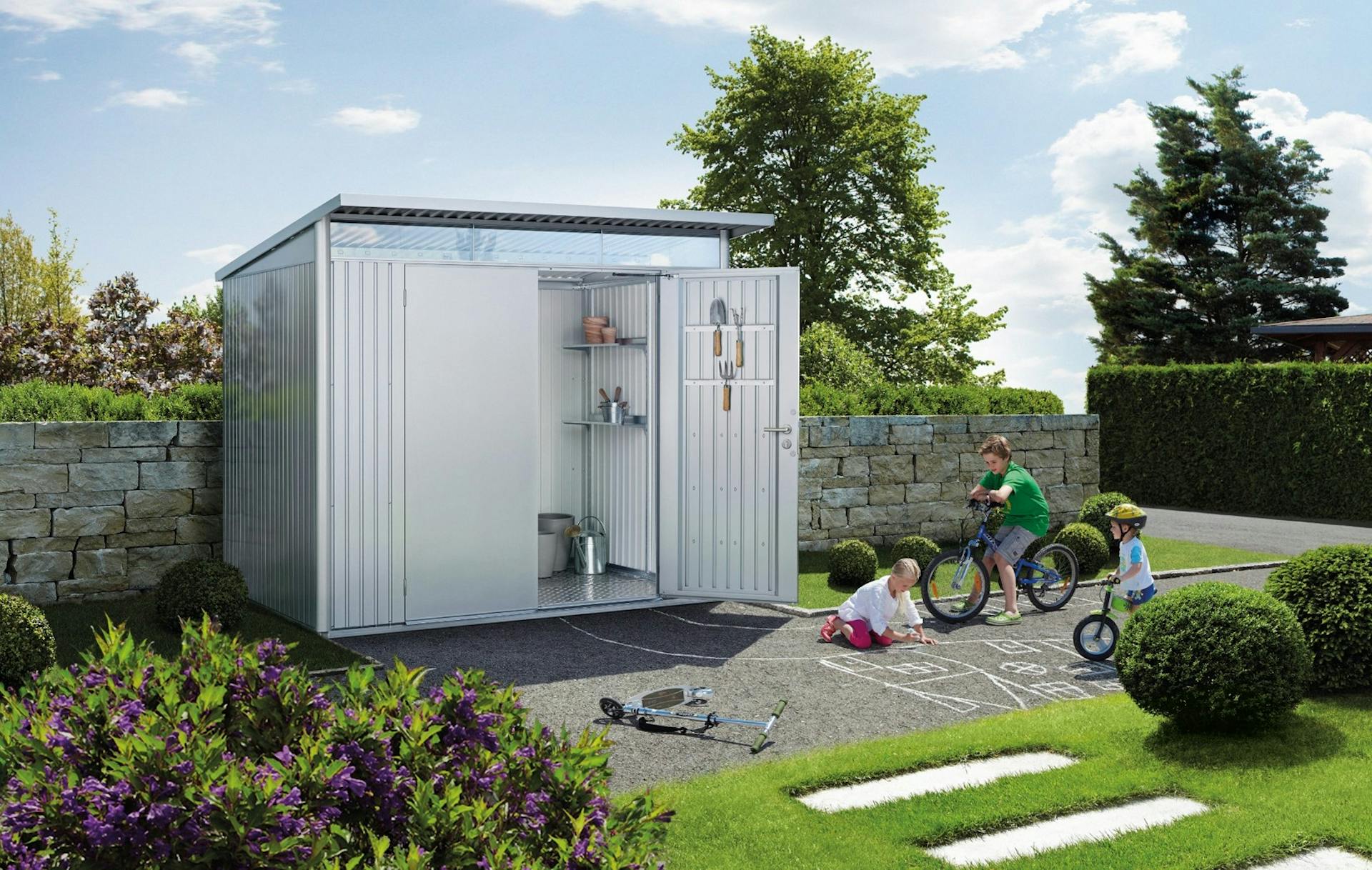 Biohort AvantGarde Pultdach Gerätehaus