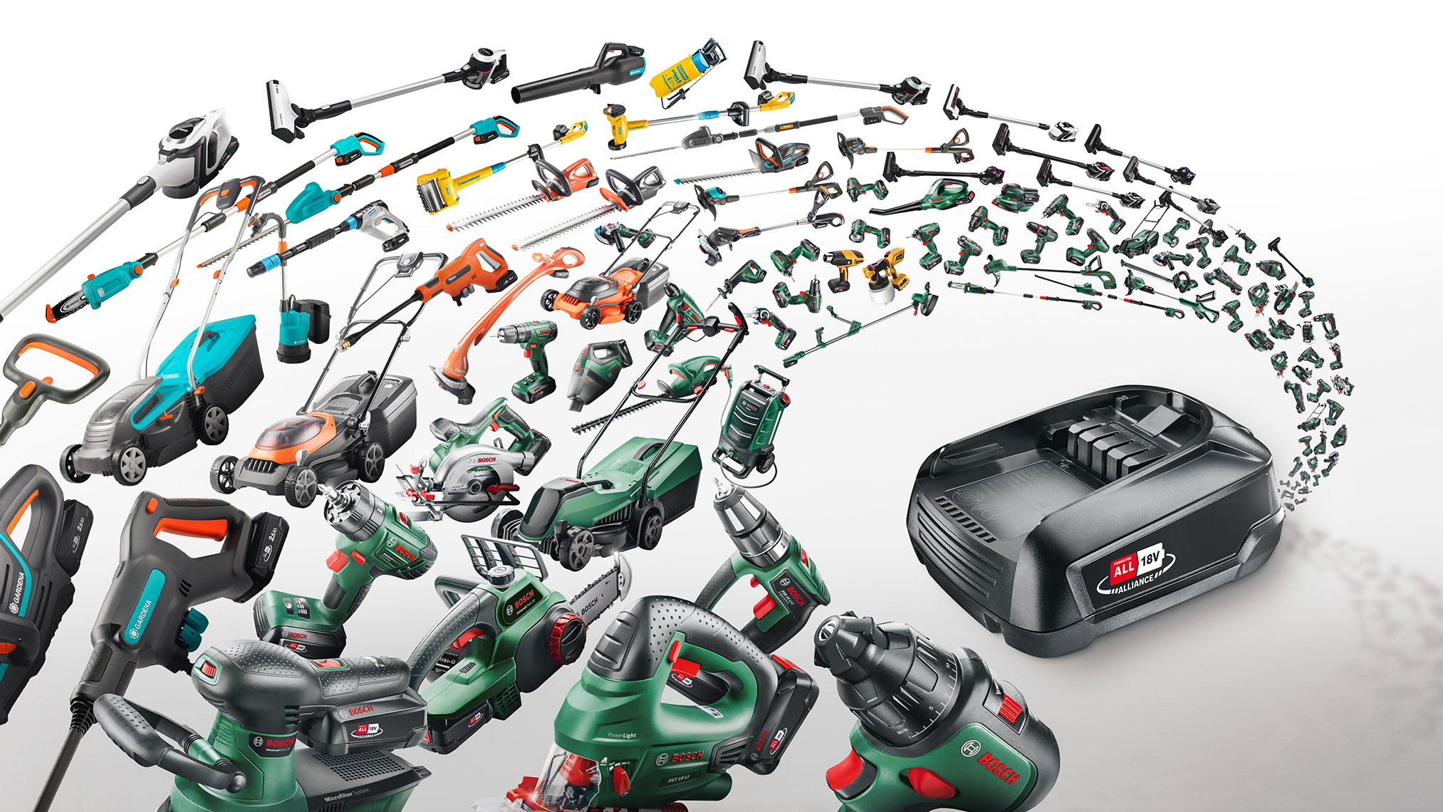 POWER FOR ALL ALLIANCE:  markenübergreifendes 18V Akku-System führender Hersteller weltweit