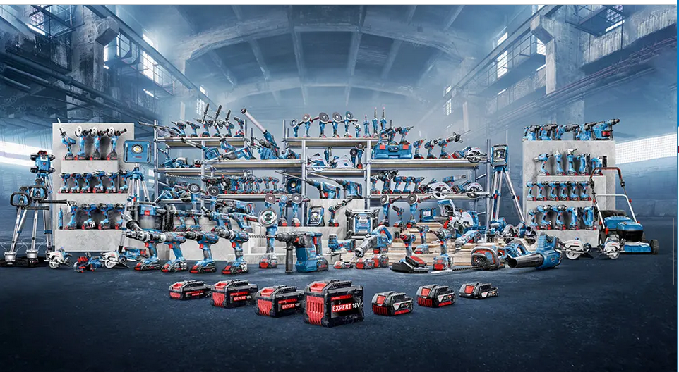Bosch Pro und Expert Elektrogeräte mit Akku und Ladegeräte