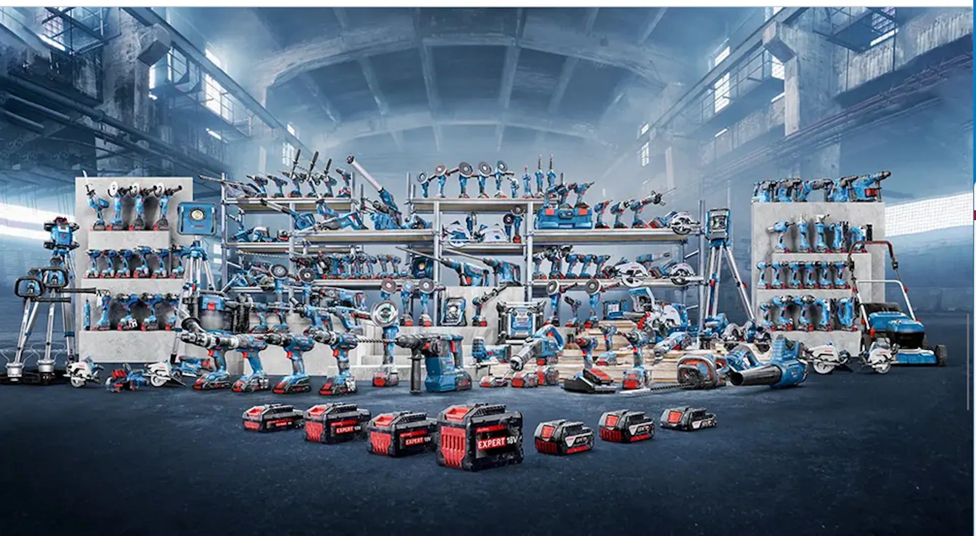 Bosch Pro und Expert Elektrogeräte mit Akku und Ladegeräte