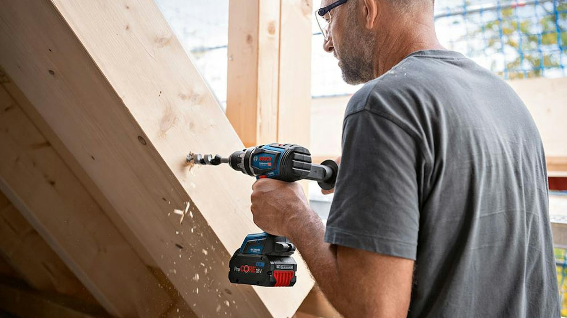 Bosch Professional Akku-Bohrschrauber für Holzarbeiten