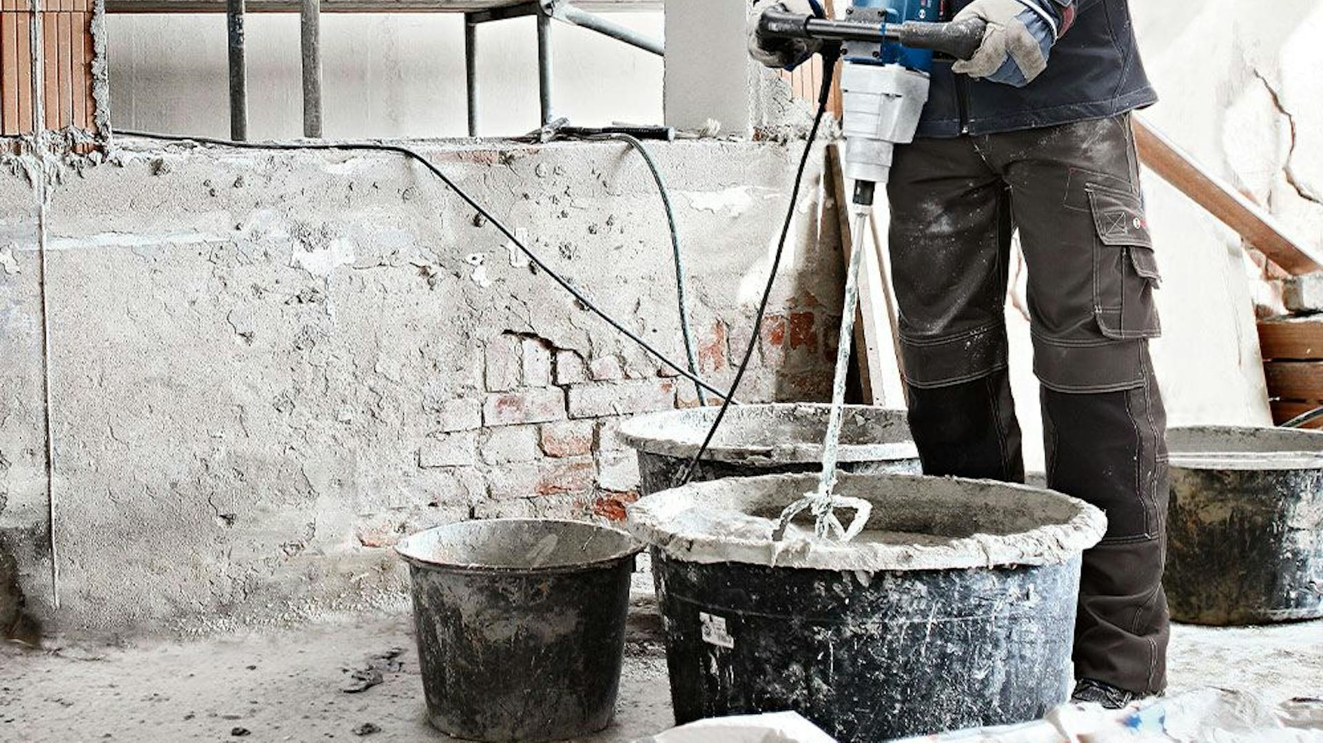 Bosch Professional Rührwerk zum Mischen von Farbe, Mörtel, Kleber, Putz und Beton