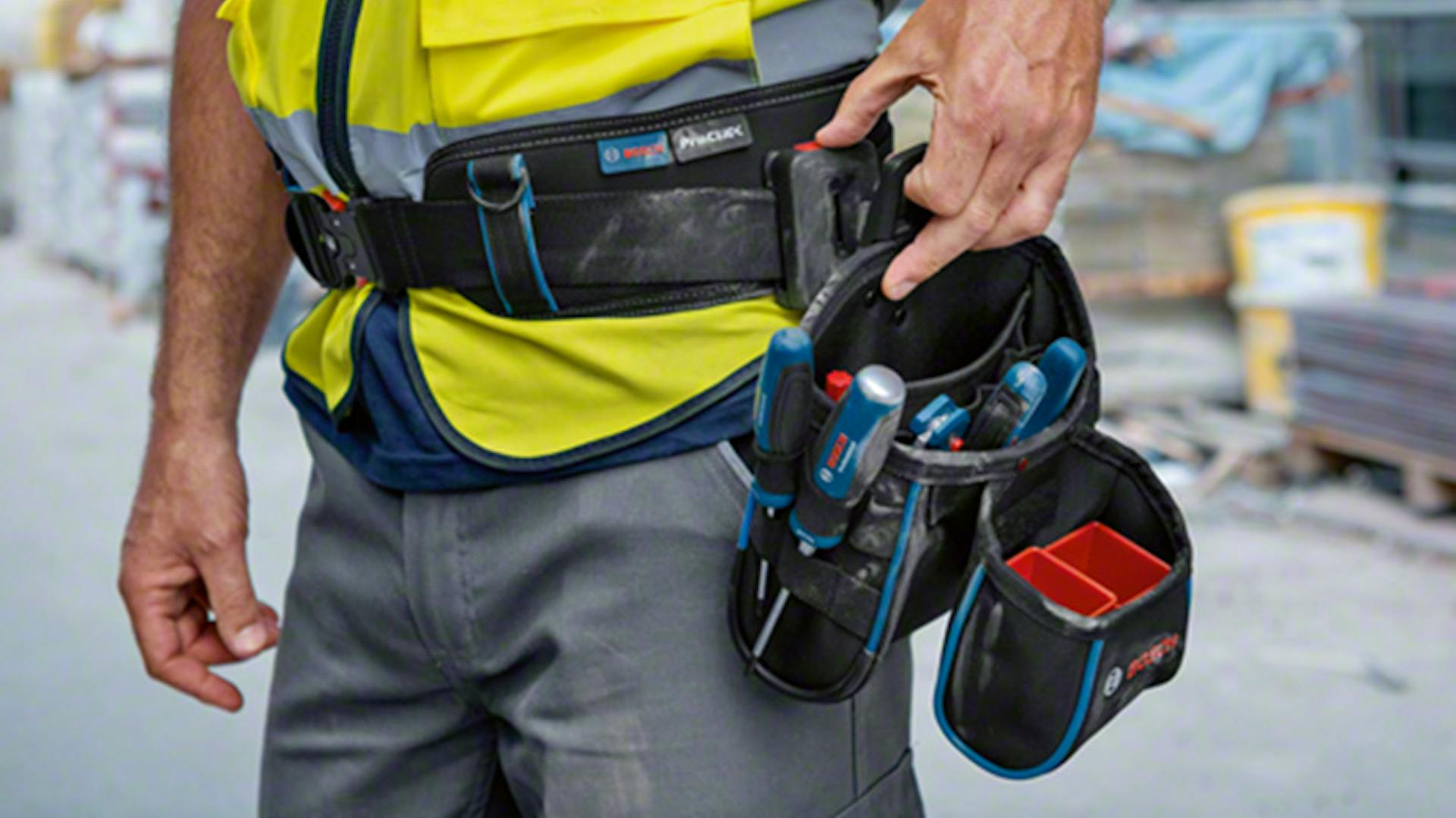 Bosch Professional Handtools am Gürtel