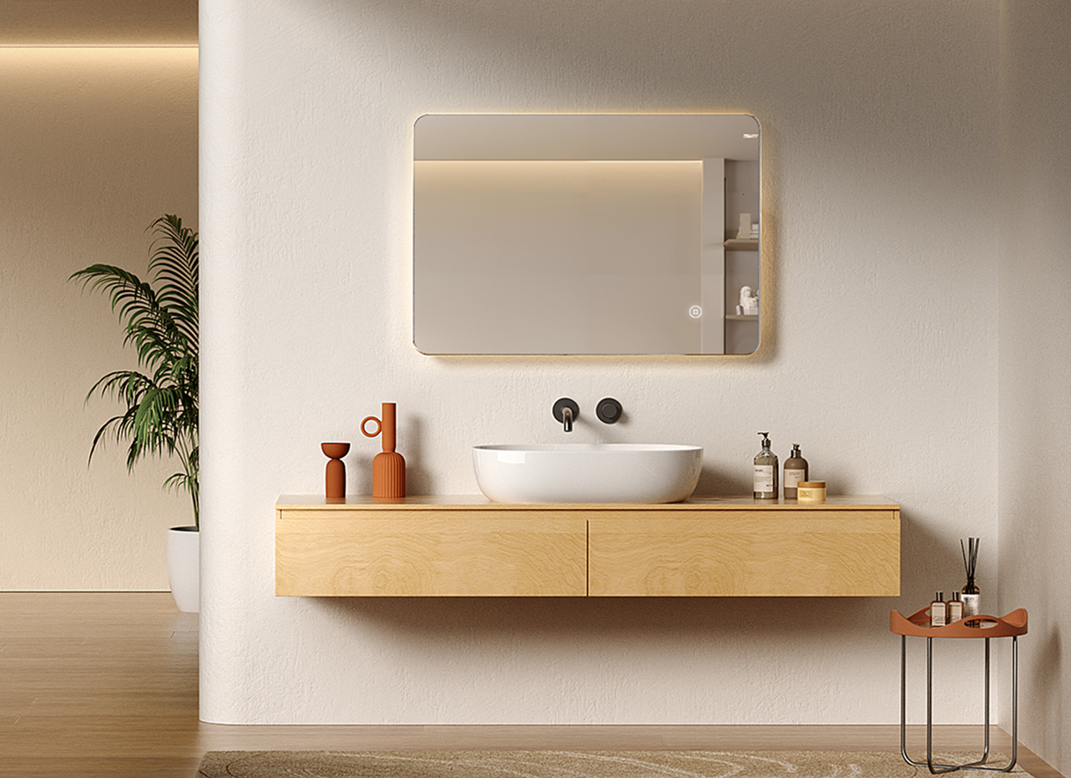 Quadratischer Emke Spiegel