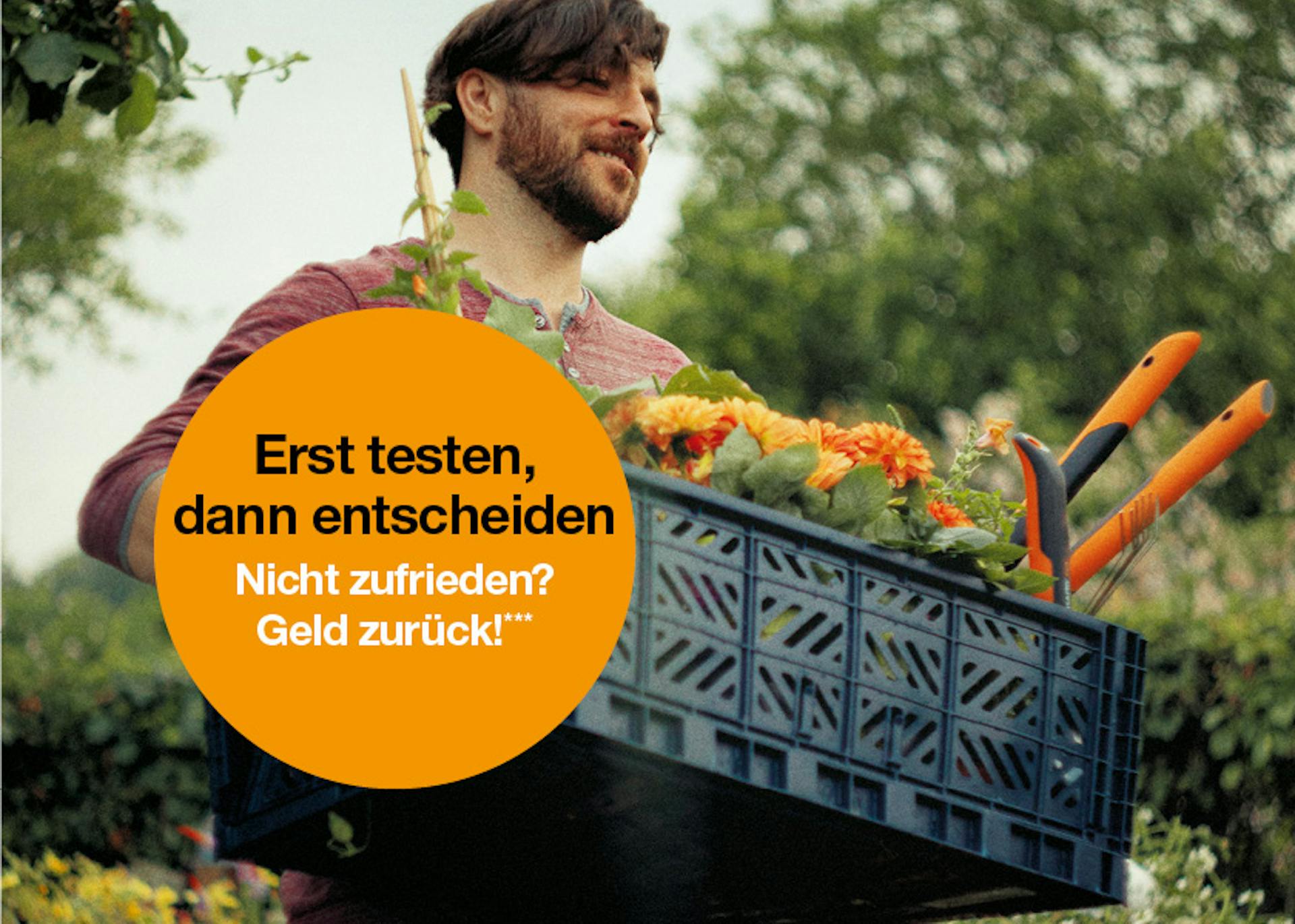 Zufriedenheitsgarantie von Fiskars