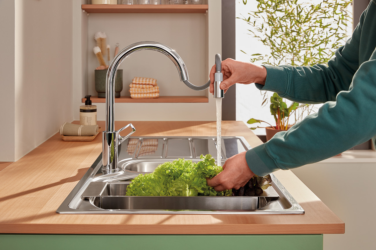 Flexible Küchenarmatur von Grohe