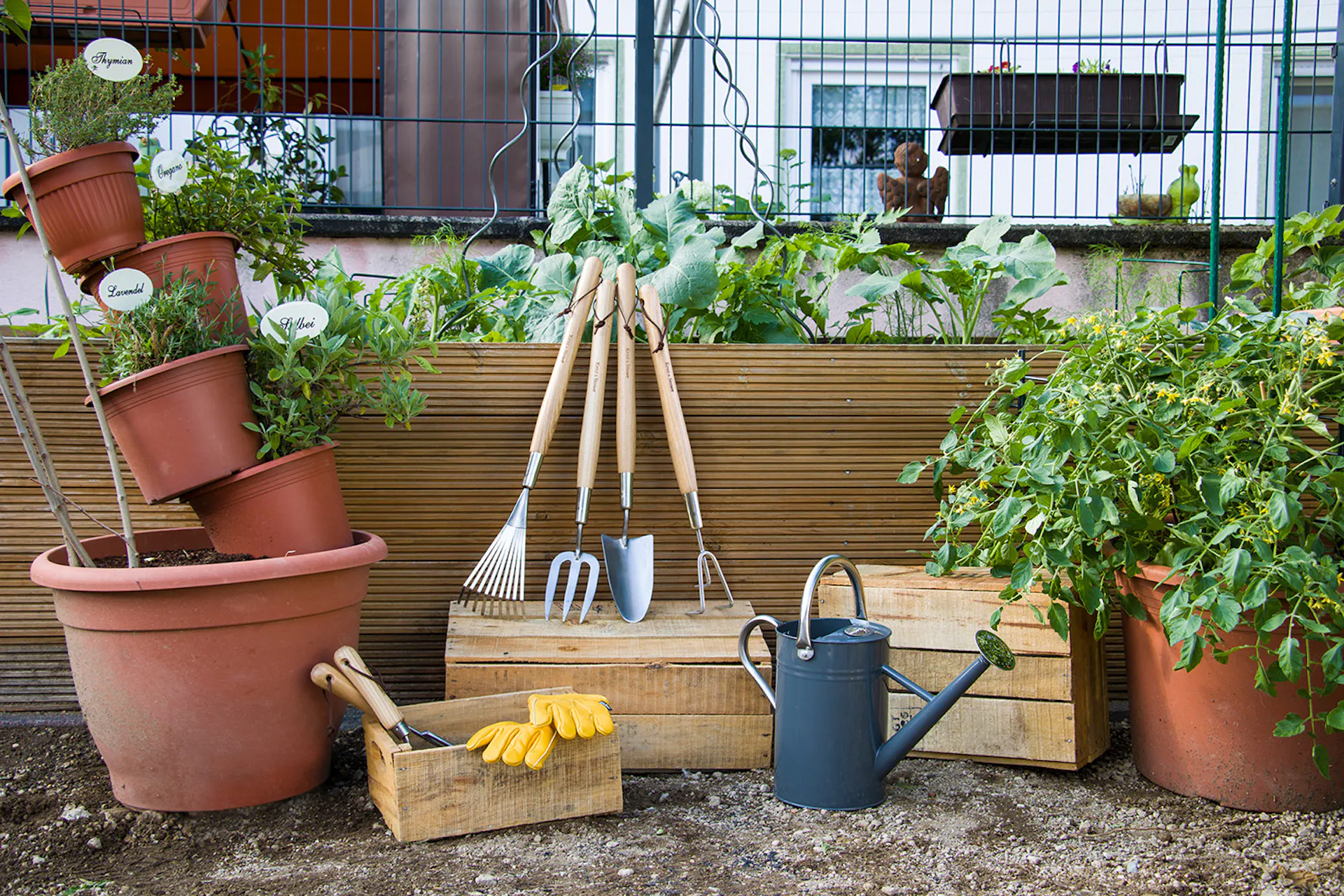 Kent & Stowe Gartenwerkzeuge mit extra langem Griff