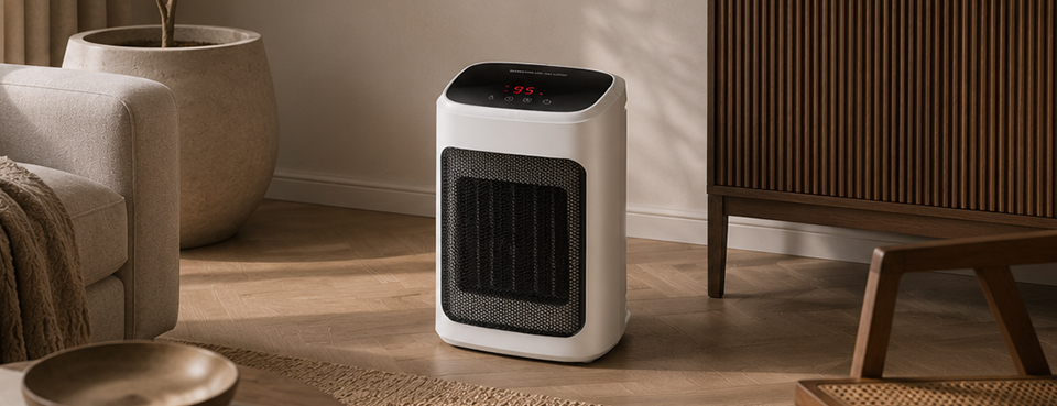 Midea Heizgeräte im Wohnzimmer