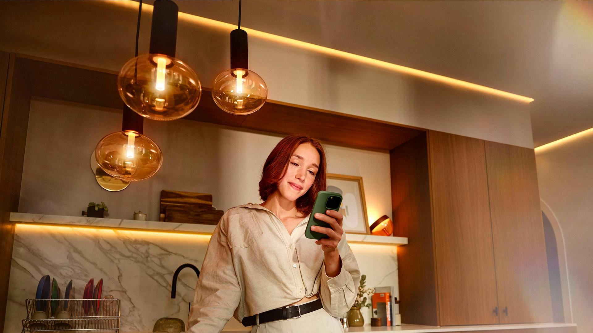 Philips Hue indirekte smarte Beleuchtung