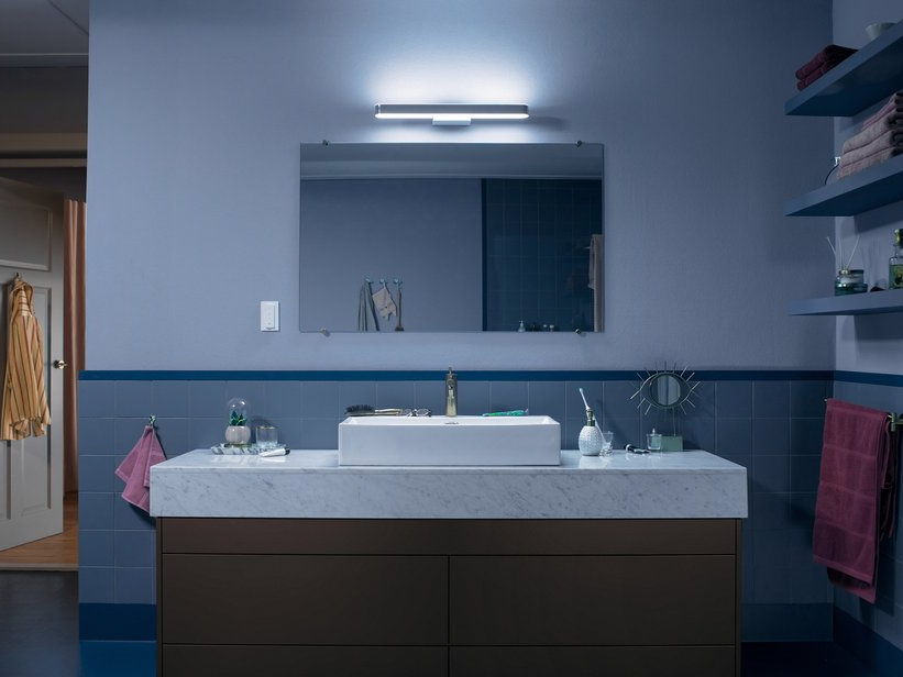 Philips Hue Wandleuchte im badezimmer