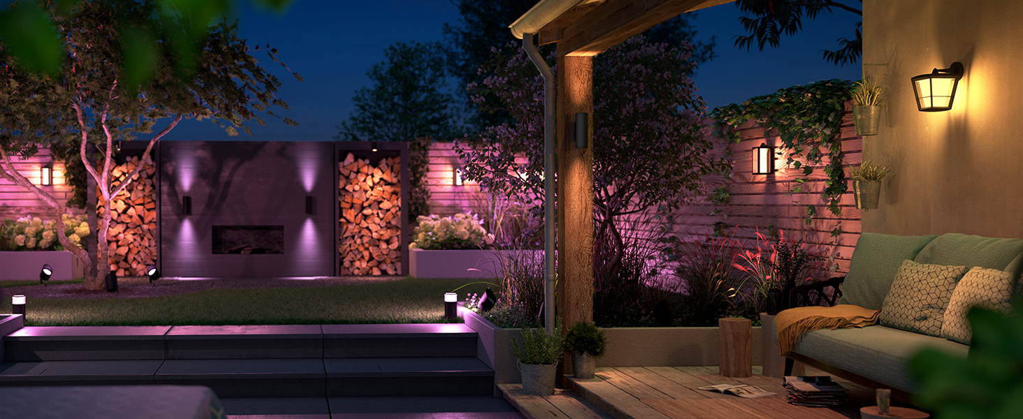 Philips Hue smarte Außenbeleuchtung 